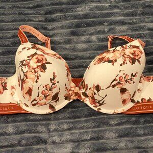 Cacique Bra (White/Red) 42C